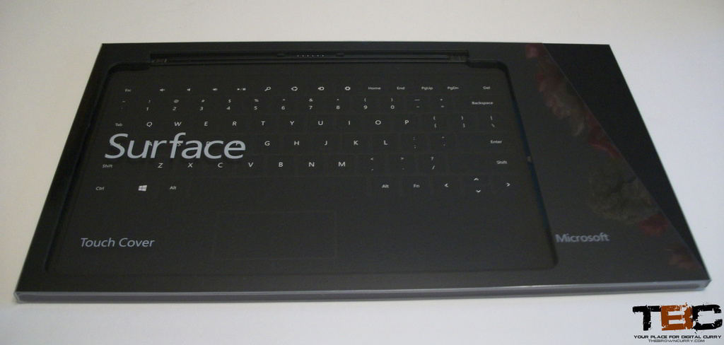 Microsoft Surface Touch Cover (black) Unboxing - Low Res